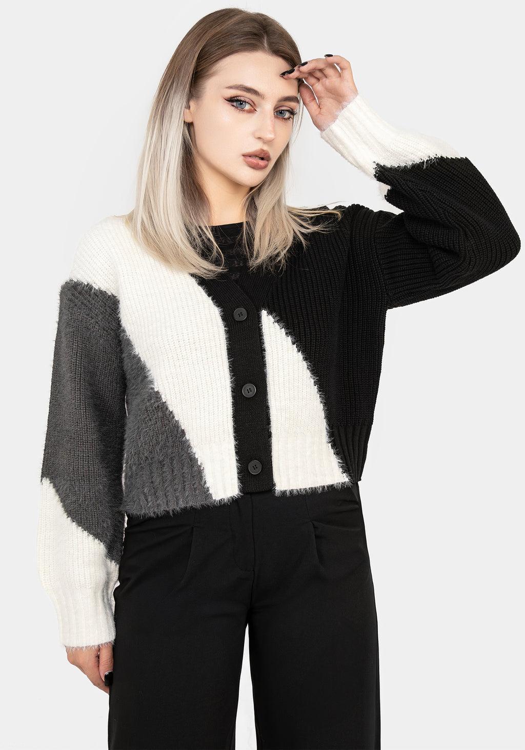 Parallax Stripe Knit Cardigan Product Image