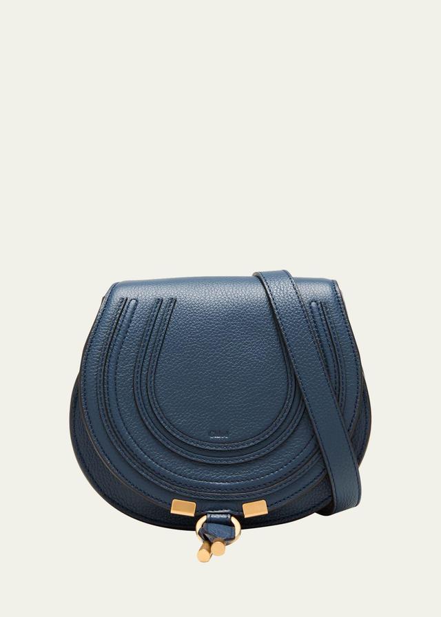 Womens Mini Marcie Leather Saddle Bag Product Image