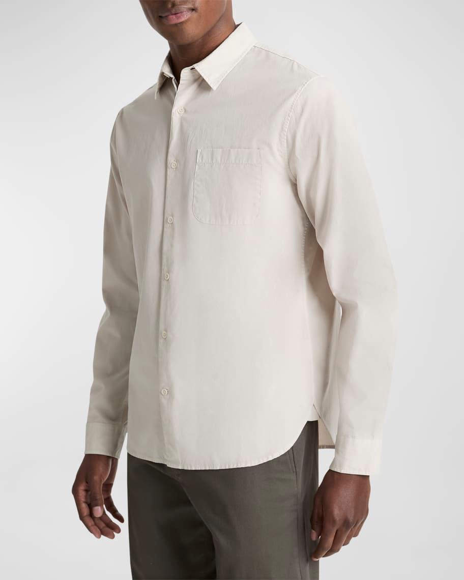 Mens Garment-Dyed Poplin Sport Shirt Product Image