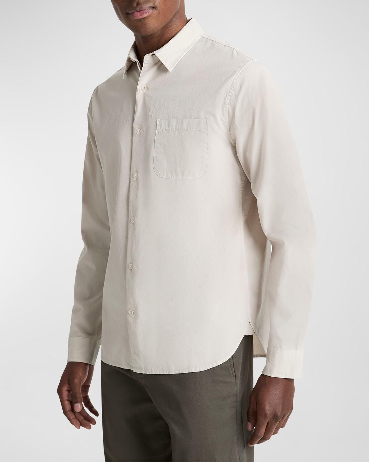 Mens Garment-Dyed Poplin Sport Shirt Product Image