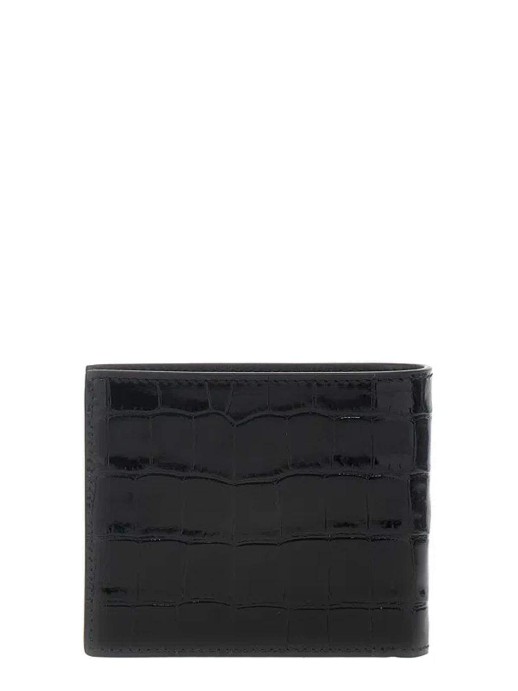 Logo Wallet In Black Product Image