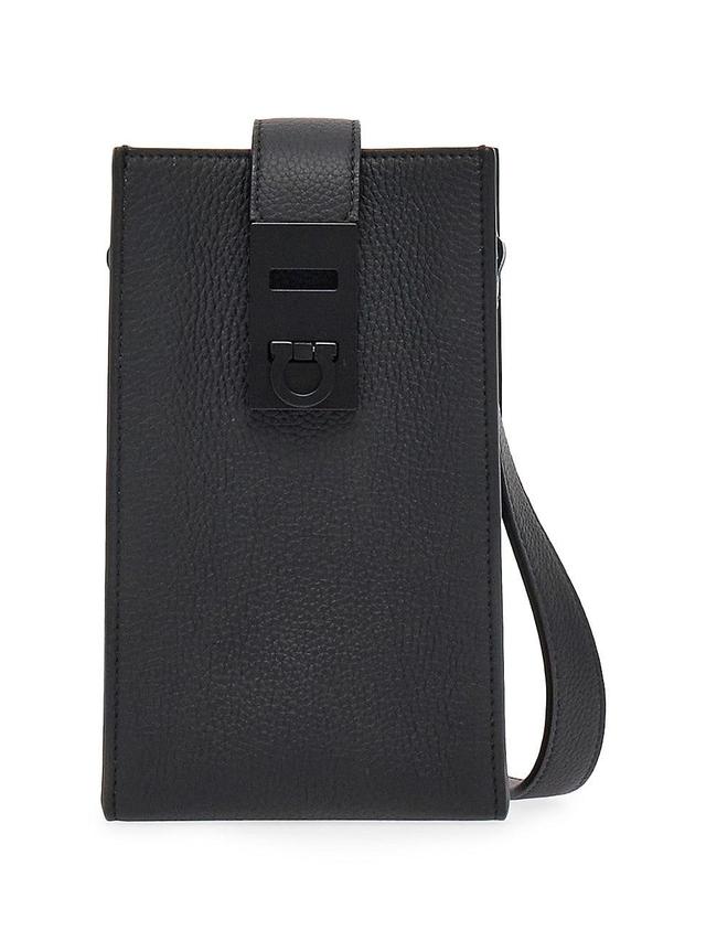 Mens Leather Crossbody Pouch Product Image