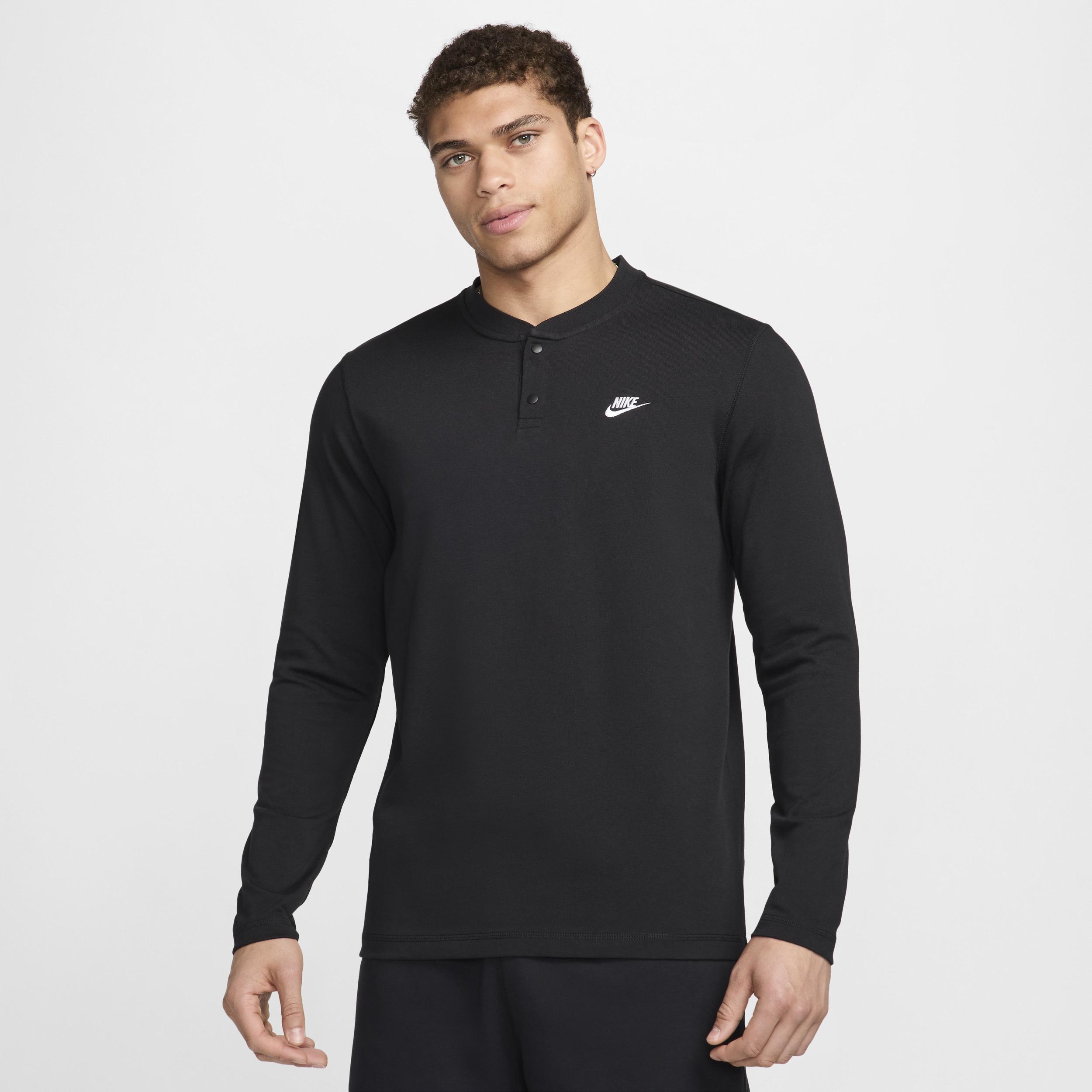 Nike Club Men's Long-Sleeve Henley Product Image