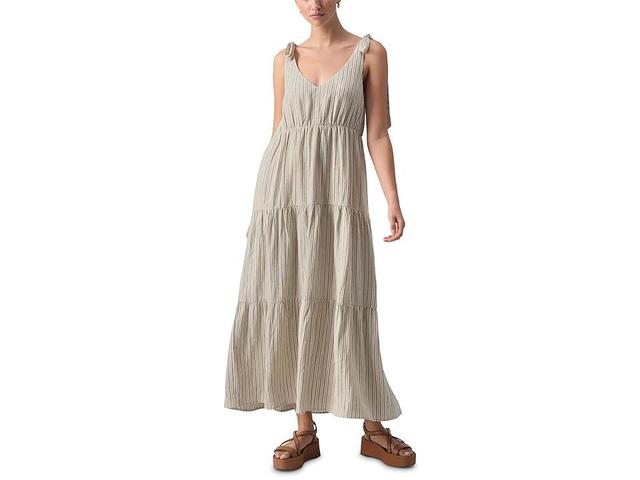 Sanctuary Move Your Body Striped Maxi (Eco Olive Stripe) Women's Dress Product Image