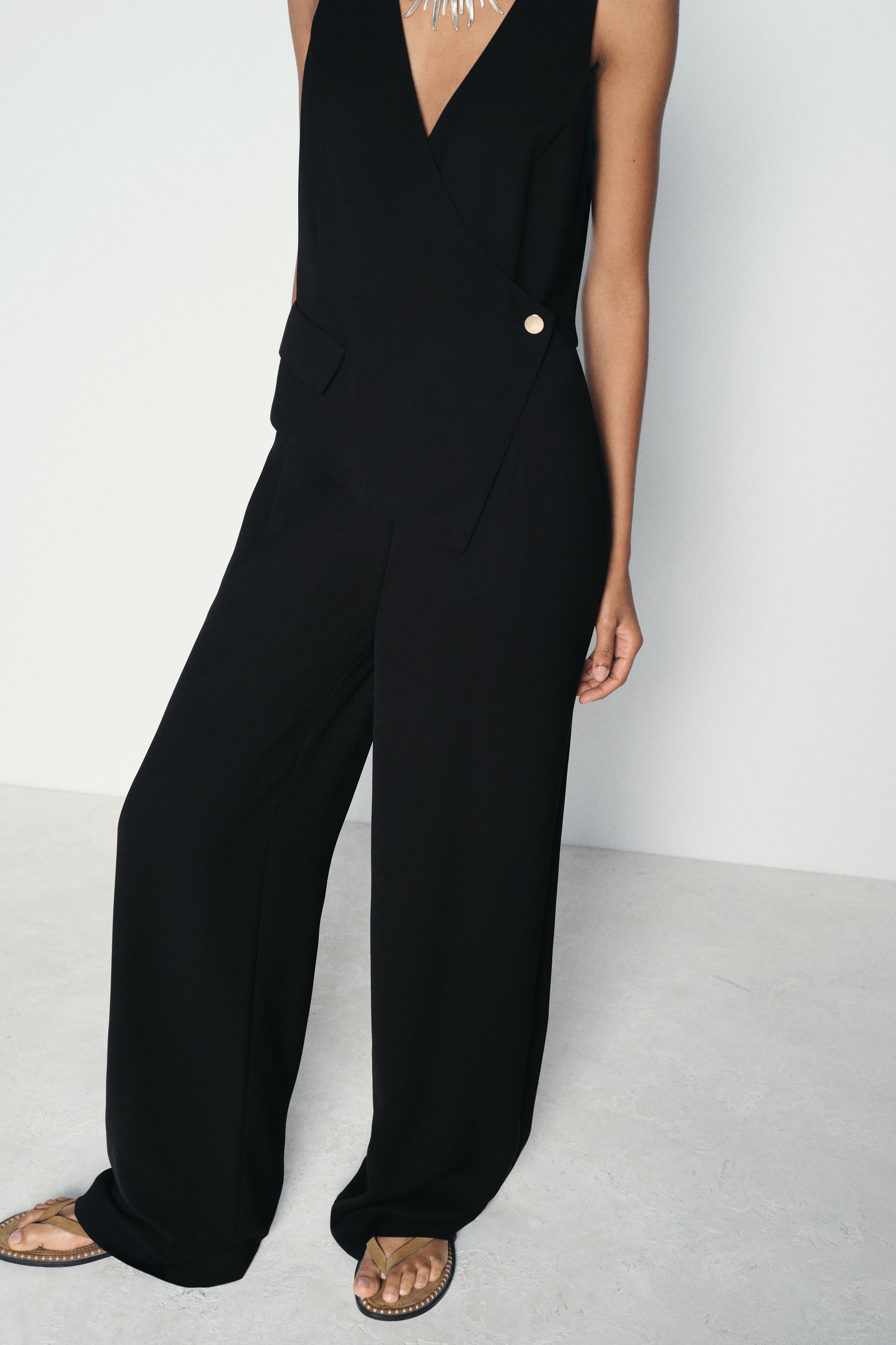 ASYMMETRIC VEST JUMPSUIT Product Image