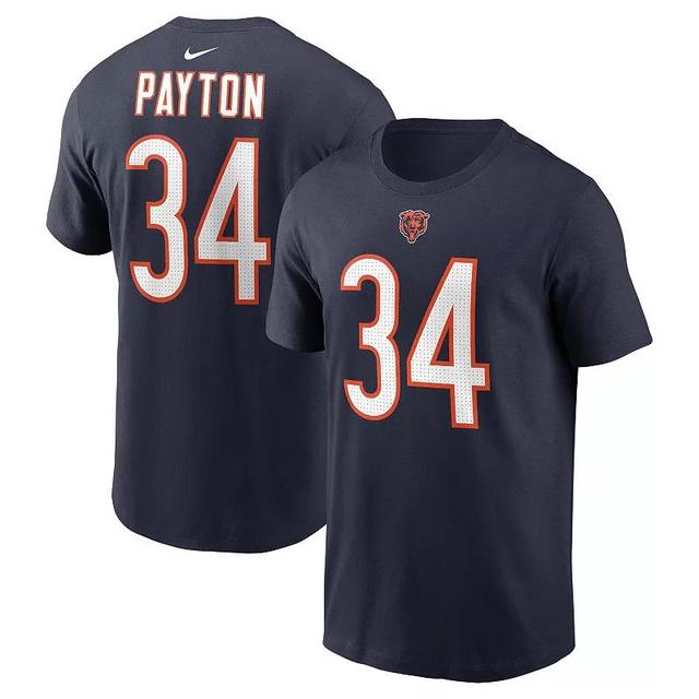 Mens Nike Walter Payton Chicago Bears Retired Player Name & Number T-Shirt Blue Product Image