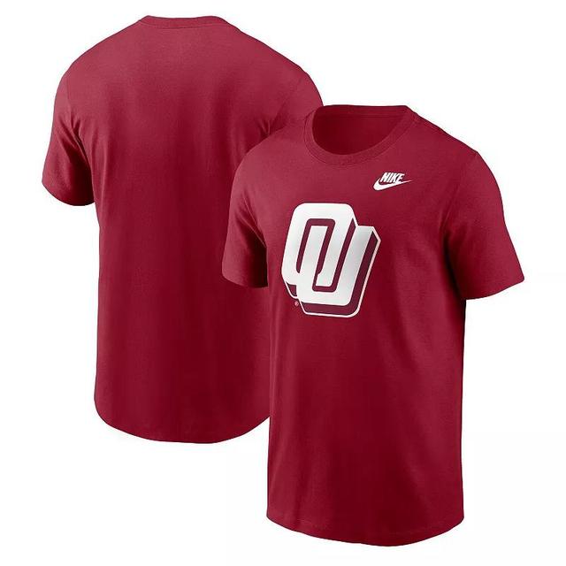 Mens Nike Crimson Oklahoma Sooners Primetime Alternate Logo T-Shirt Product Image