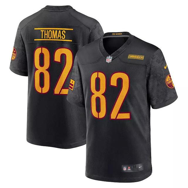 Mens Nike Logan Thomas Black Washington Commanders Alternate Game Player Jersey Product Image