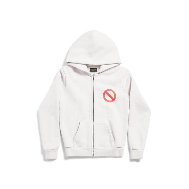 Balenciaga Music | Bfrnd Series Zip-up Hoodie Small Fit in Off White Product Image