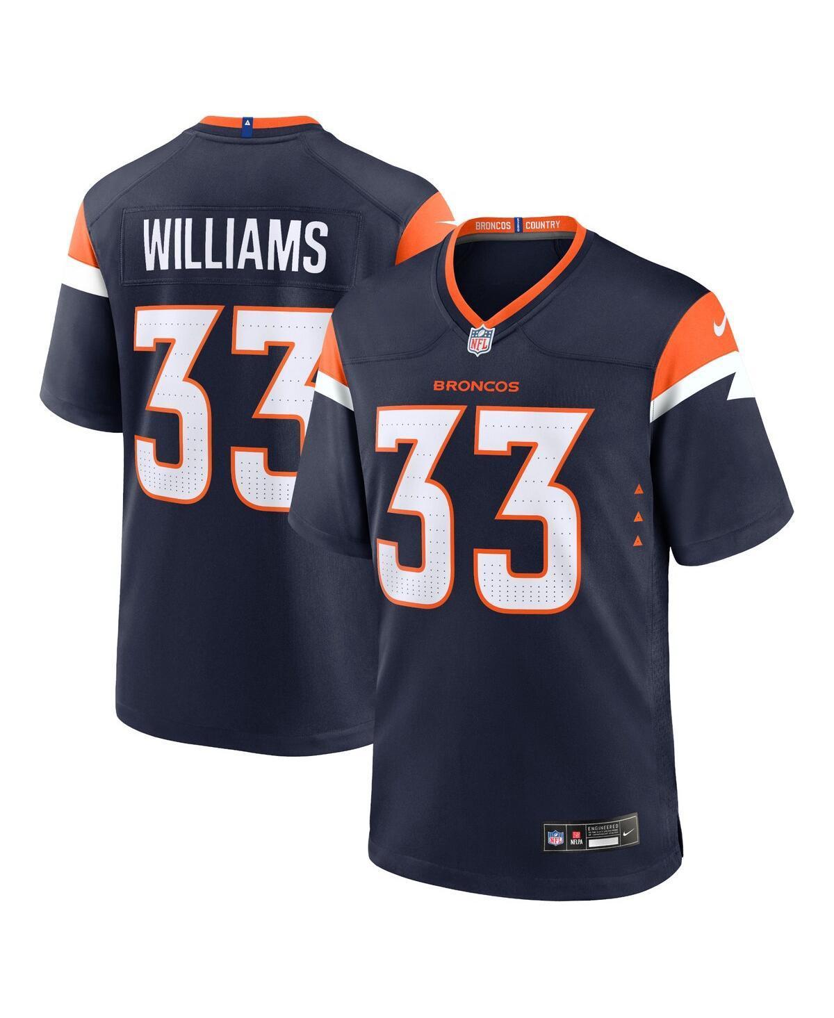 Mens Nike Javonte Williams Denver Broncos Alternate Game Jersey Blue Product Image