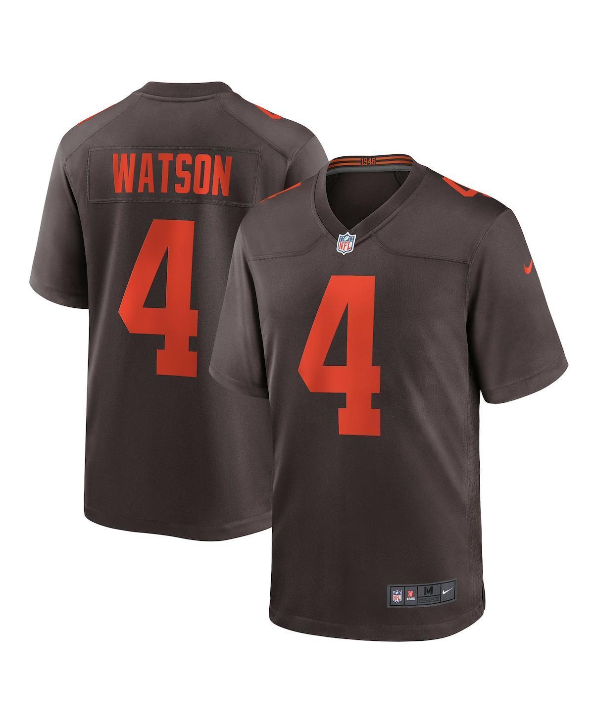 Mens Nike Deshaun Watson Brown Cleveland Browns Alternate Game Jersey - Brown Product Image