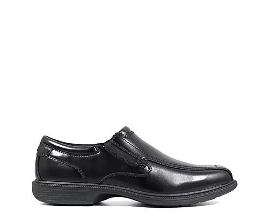 Nunn Bush Bleeker St. KORE Mens Bicycle Toe Dress Slip-On Shoes Red Product Image