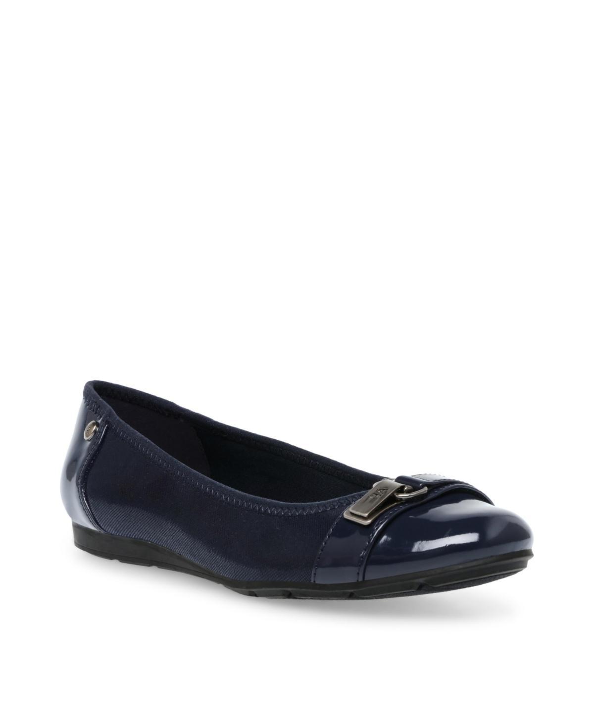 Anne Klein Womens Able Almond-Toe Ballet Flat Product Image