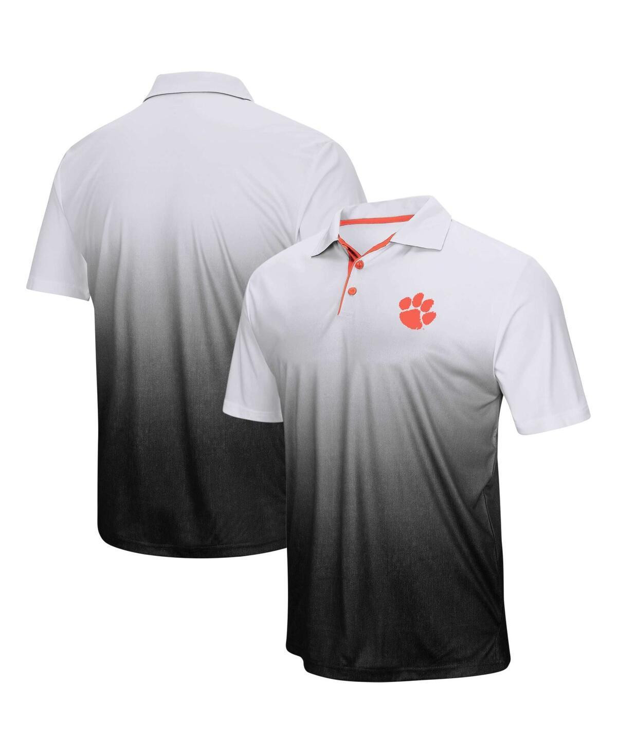 Mens Colosseum Gray Arkansas Razorbacks Magic Team Logo Polo Product Image