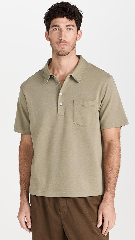 FRAME Duo Fold Polo Shirt | Shopbop Product Image