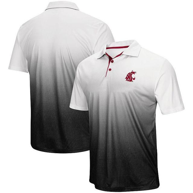 Mens Colosseum Gray Washington State Cougars Magic Team Logo Polo Product Image