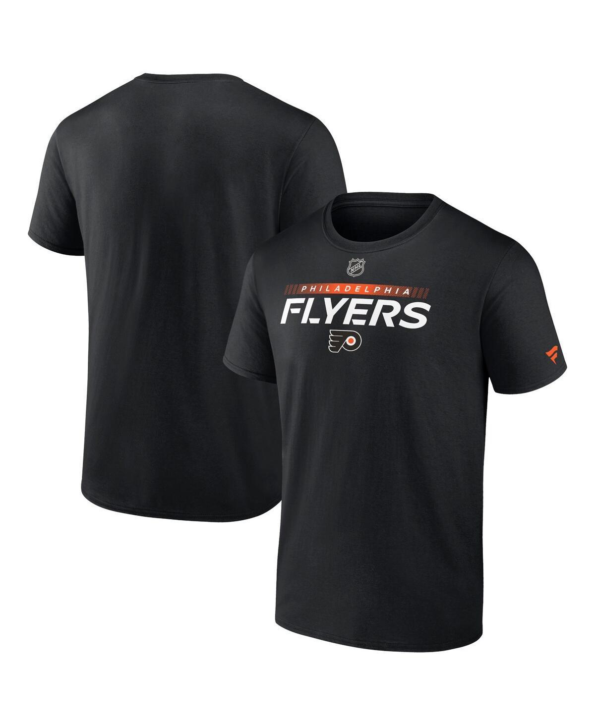 Mens Fanatics Branded Black Philadelphia Flyers Authentic Pro Team Core Collection Prime T-Shirt Product Image