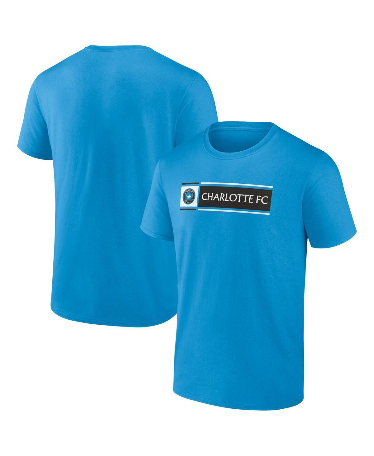 Fanatics Mens Blue Charlotte Fc Block T-Shirt Product Image