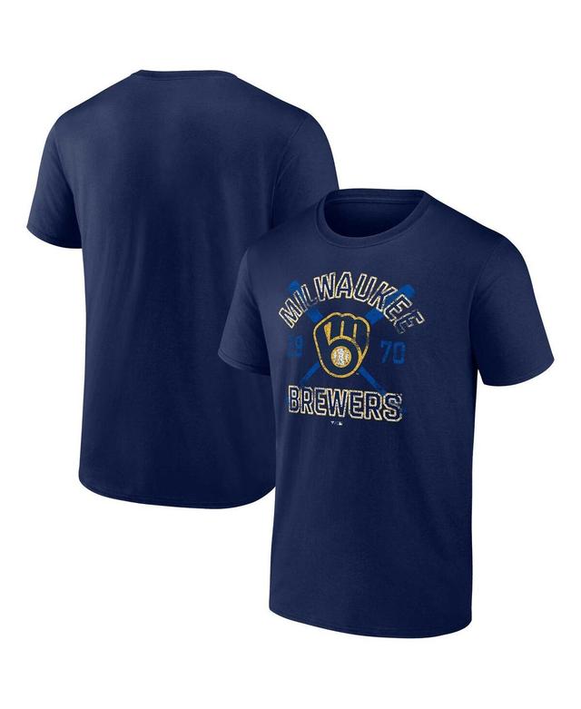 Mens Fanatics Branded Royal Los Angeles Rams Chrome Dimension T-Shirt Product Image