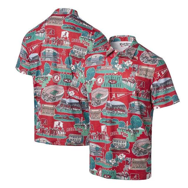 Mens Reyn Spooner Crimson Alabama Crimson Tide Scenic Polo Product Image