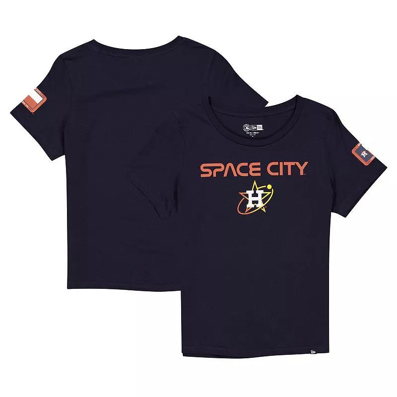 Womens New Era Houston Astros City Connect T-Shirt Blue Product Image