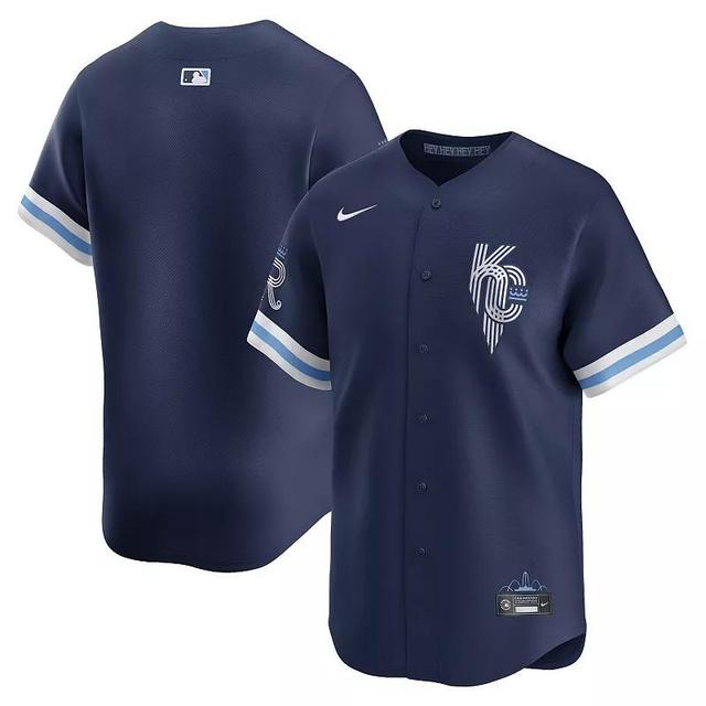 Mens Nike Kansas City Royals City Connect Limited Jersey Blue Product Image