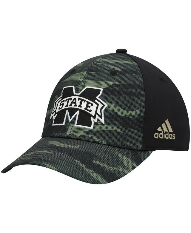 Mens adidas Camo Mississippi State Bulldogs Military Appreciation Primegreen Flex Hat Product Image