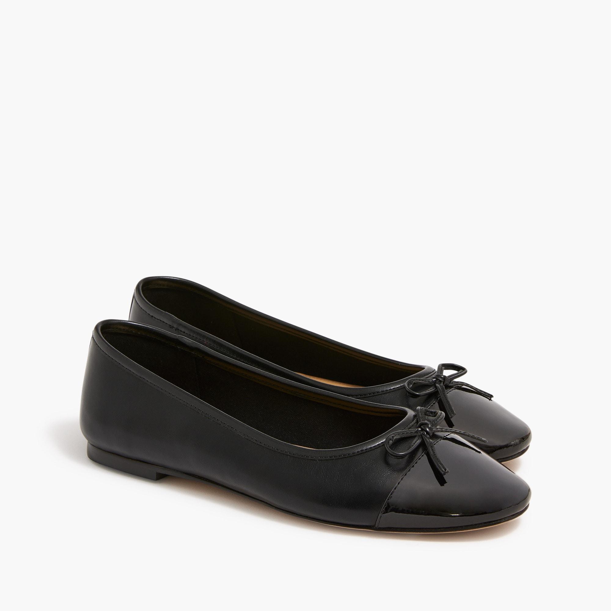 Ballet flats with cap toe product image