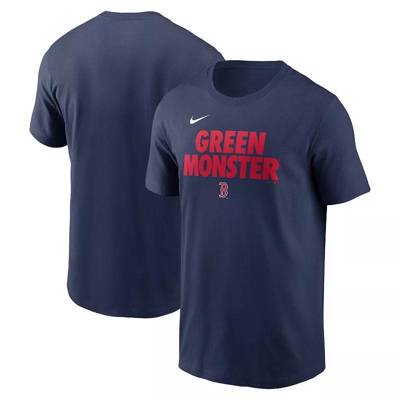 Mens Nike Boston Red Sox Rally Rule T-Shirt Blue Product Image