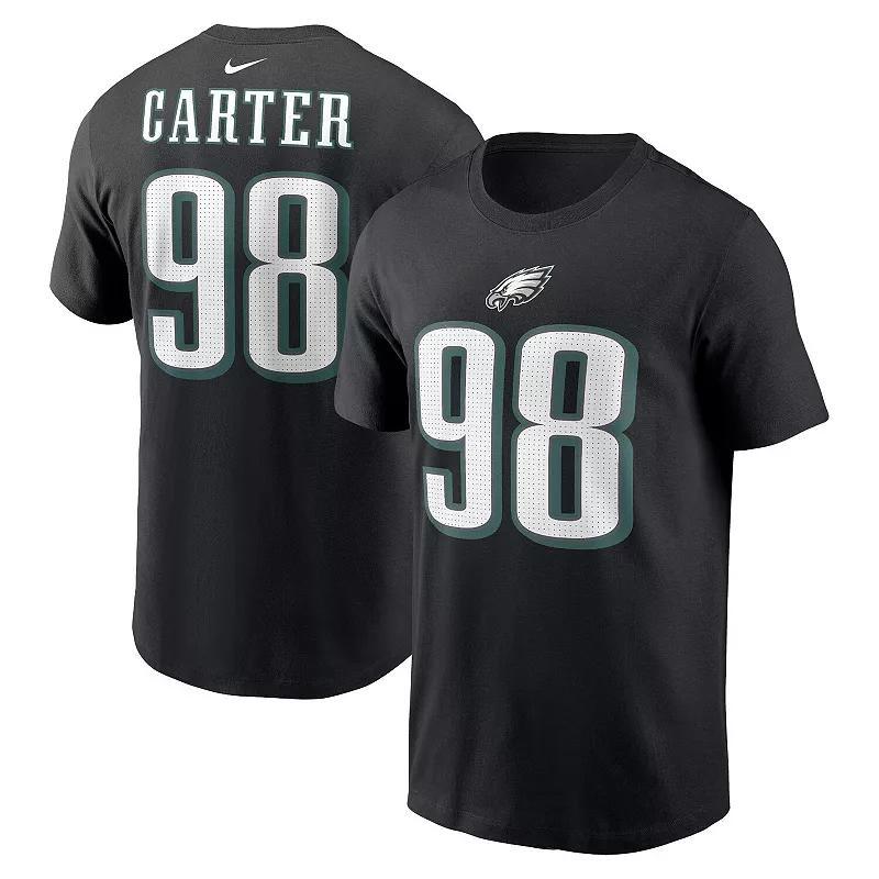 Mens Nike Jalen Carter Philadelphia Eagles Player Name & Number T-Shirt Product Image