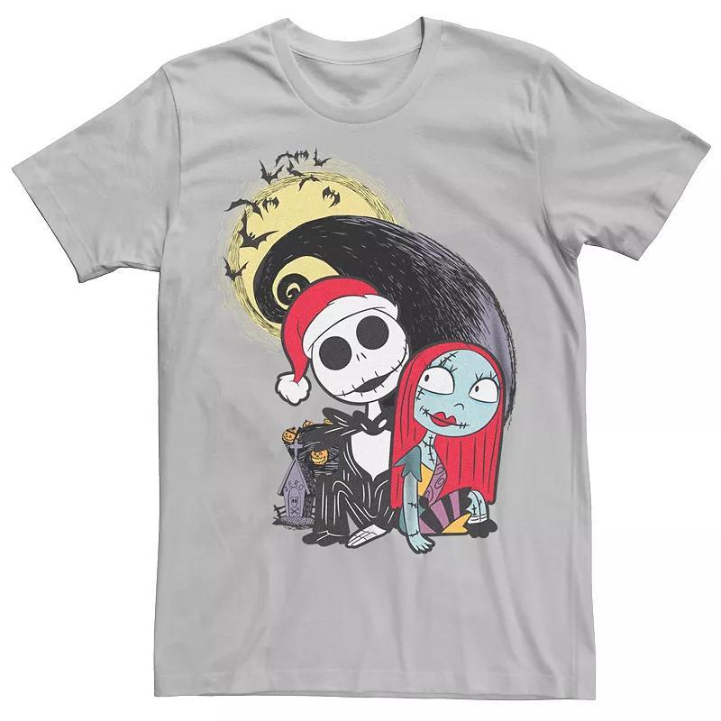 Disneys The Nightmare Before Christmas Mens Jack And Sally Spiral Hill Tee Product Image