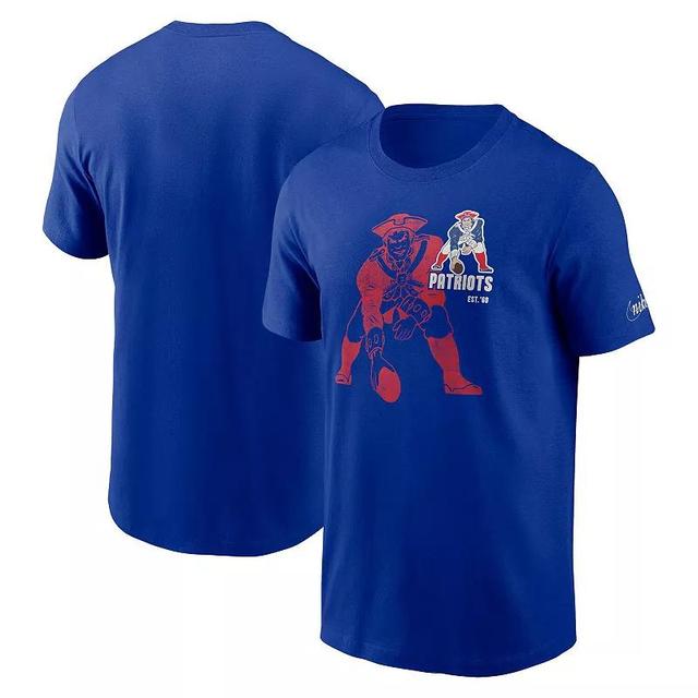 Mens Nike Royal New England Patriots Logo Essential T-Shirt Product Image