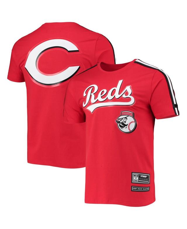 Mens Pro Standard Red Cincinnati Reds Taping T-shirt Product Image