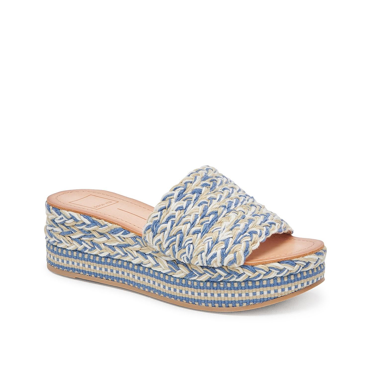 Dolce Vita Pazli Woven Platform Sandals Product Image