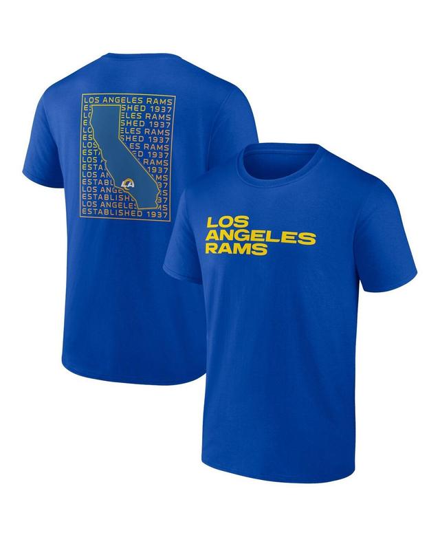 Mens Fanatics Royal Los Angeles Rams Home Field Advantage T-shirt Product Image