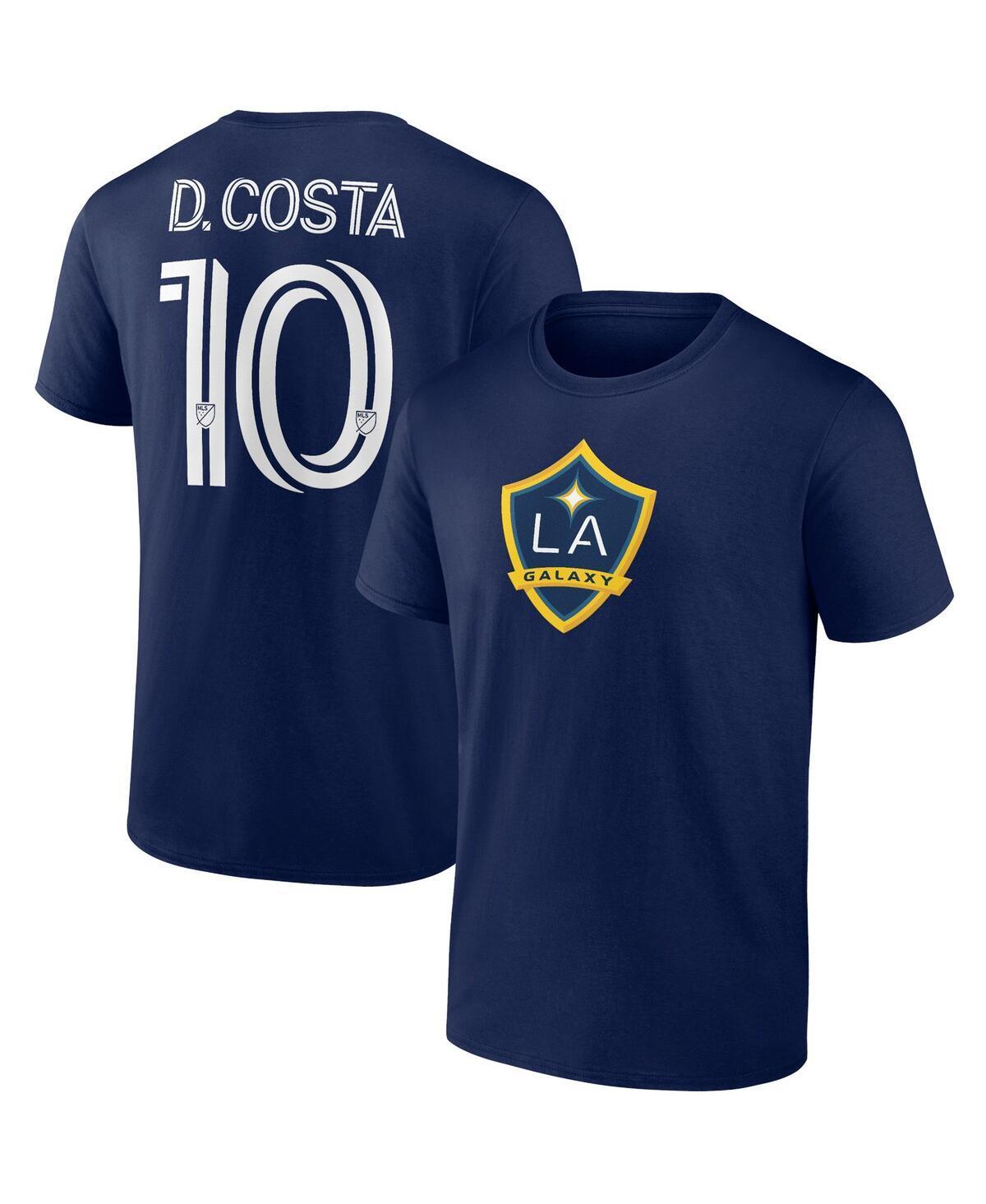 Mens Fanatics Branded Douglas Costa LA Galaxy Authentic Stack Name & Number T-Shirt Blue Product Image