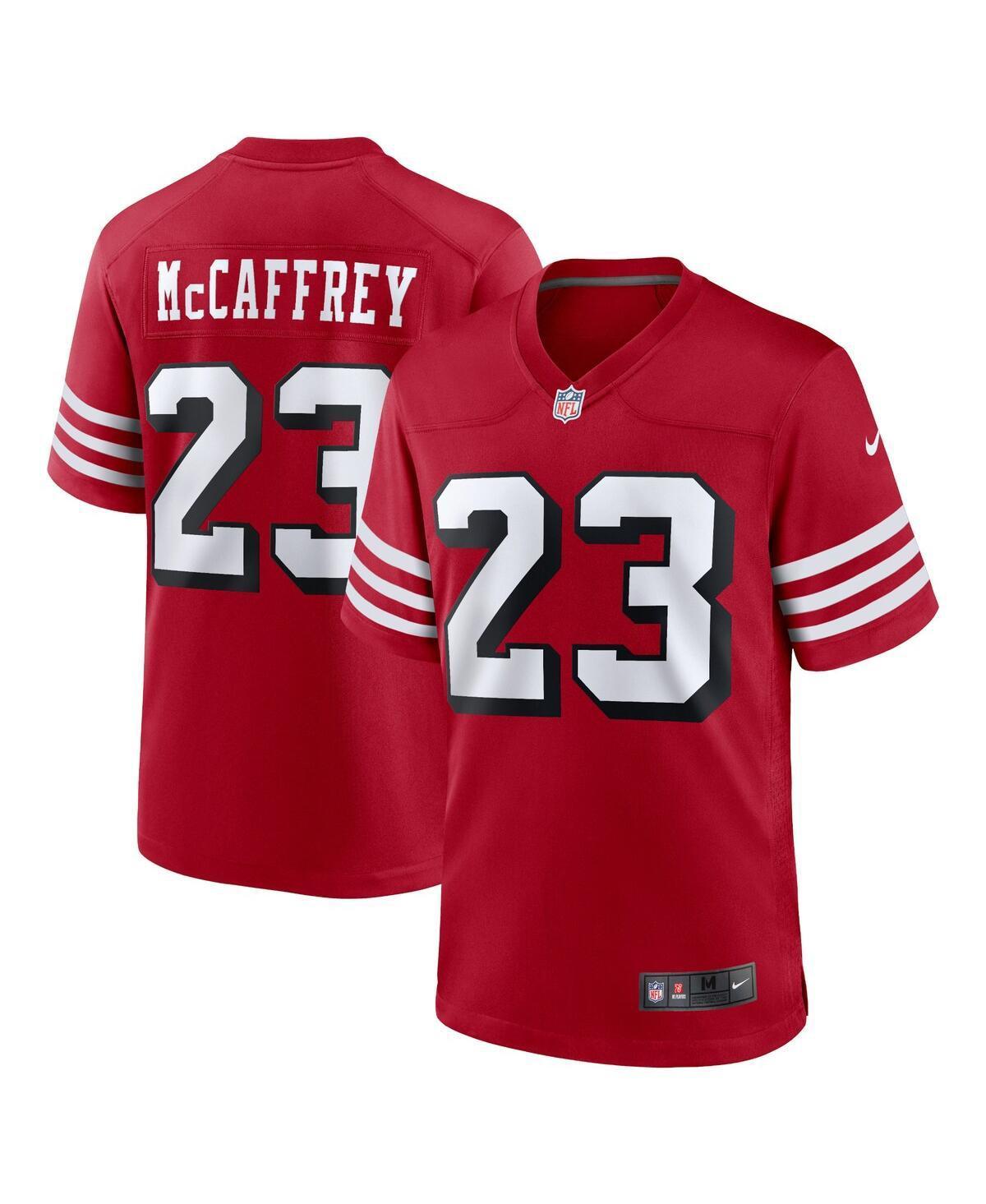 Mens Nike Christian McCaffrey Scarlet San Francisco 49ers Alternate Game Player Jersey - Scarlet Product Image