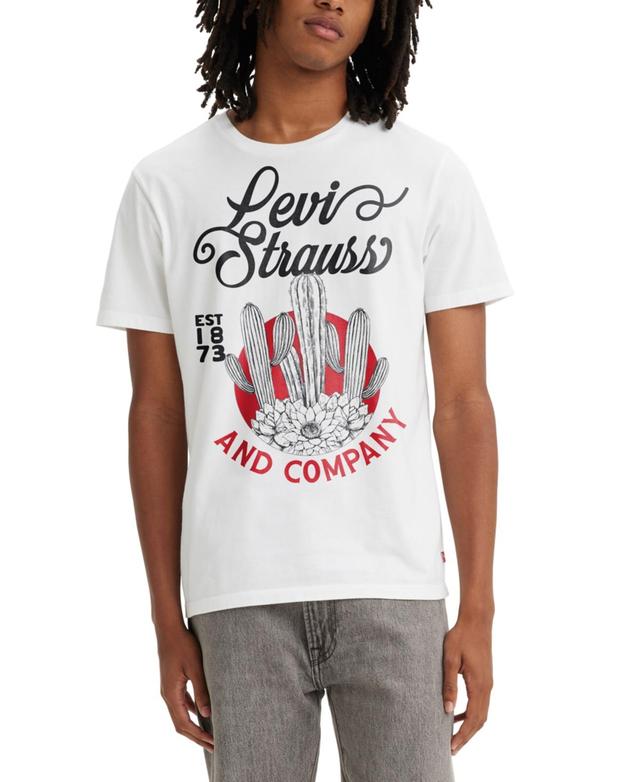 Levis Mens Cactus Logo Graphic T-Shirt Product Image