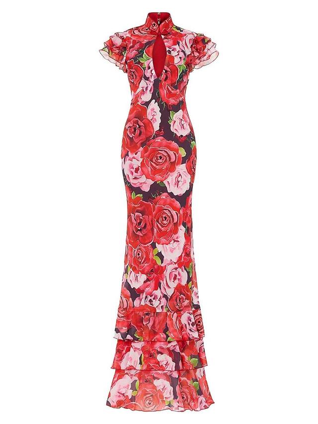 Womens Gracie Floral Maxi Dress Product Image