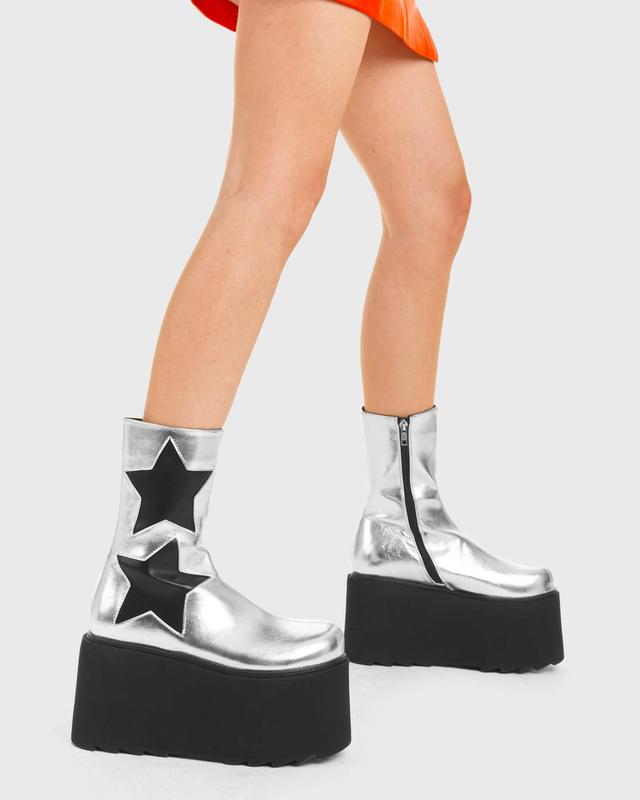 Big Shot Chunky Platform Ankle Boots Product Image