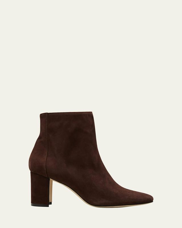 Womens Rosie 70MM Suede Ankle Booties Product Image