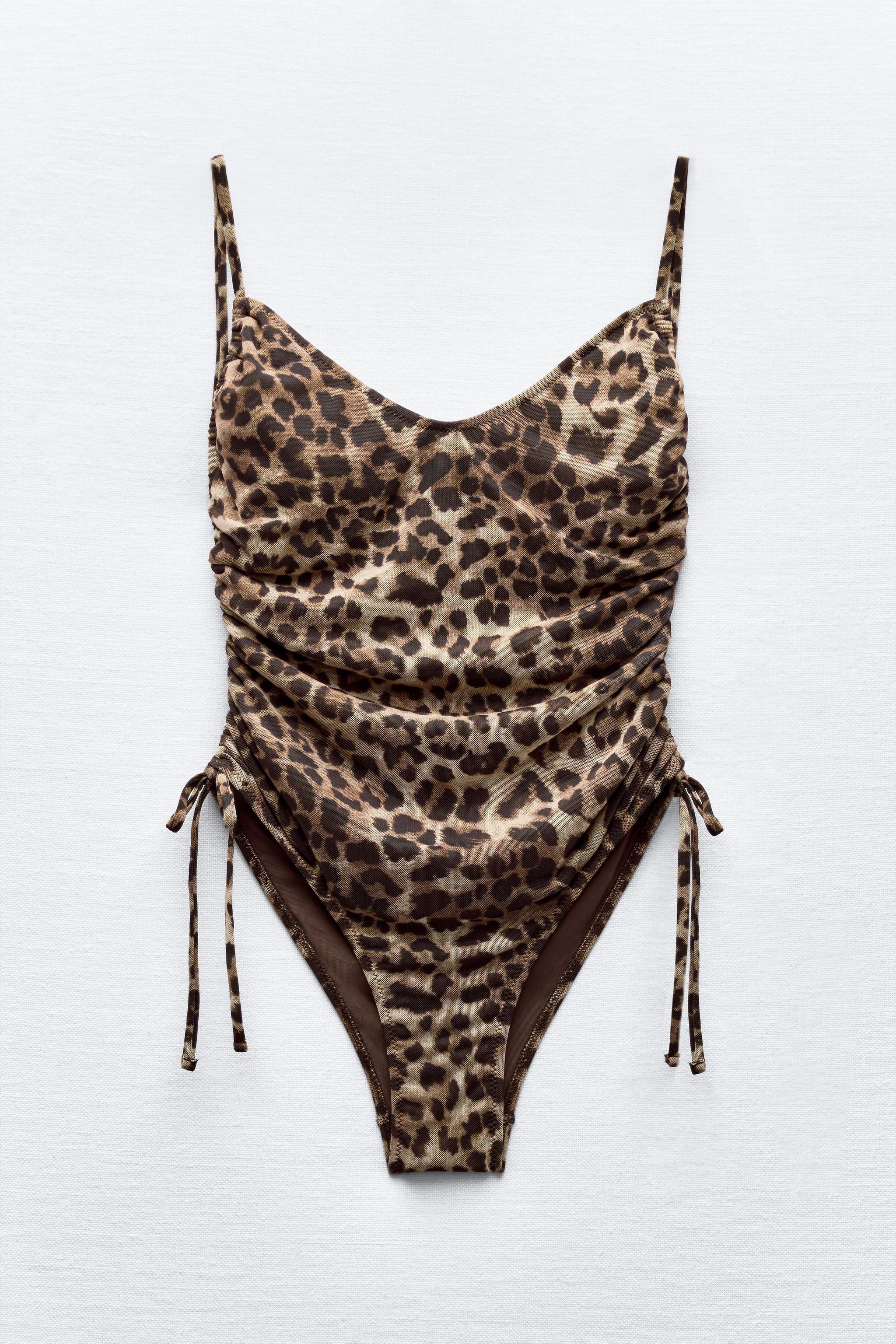 ANIMAL PRINT TULLE SWIMSUIT Product Image