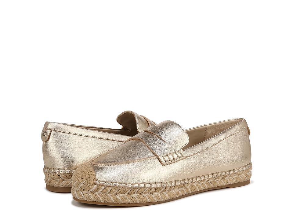 Womens Kai Metallic Leather Espadrille Loafers Product Image