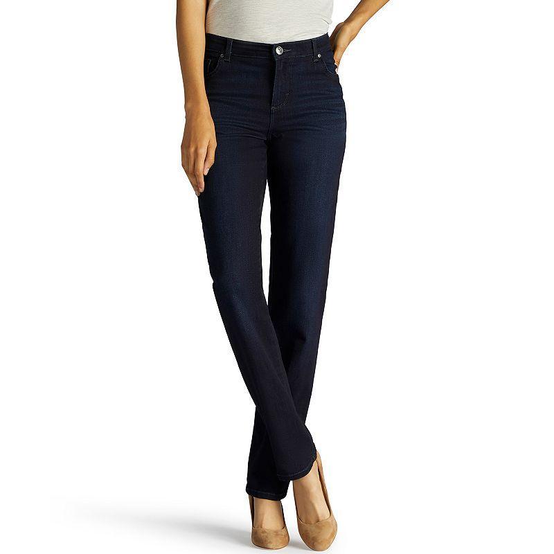 Petite Lee Relaxed Fit Straight-Leg Jeans, Womens Product Image