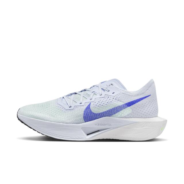 Nike Mens ZoomX Vaporfly Next% 3 - Running Shoes Football Grey/Racer Blue/Green Strike Product Image