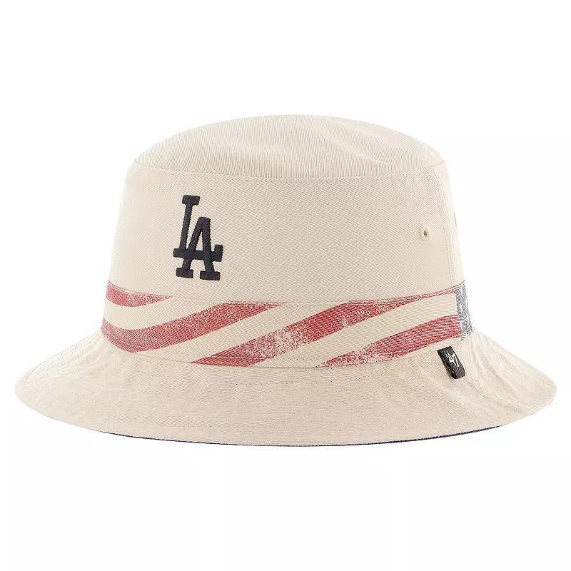 47 Brand Mens Khaki Los Angeles Dodgers Glory Daze Bucket Hat Product Image