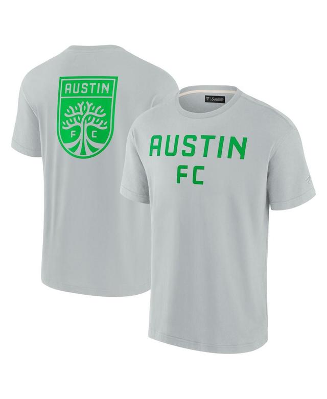 Mens Fanatics Signature Gray Austin Fc Oversized Logo T-shirt Product Image