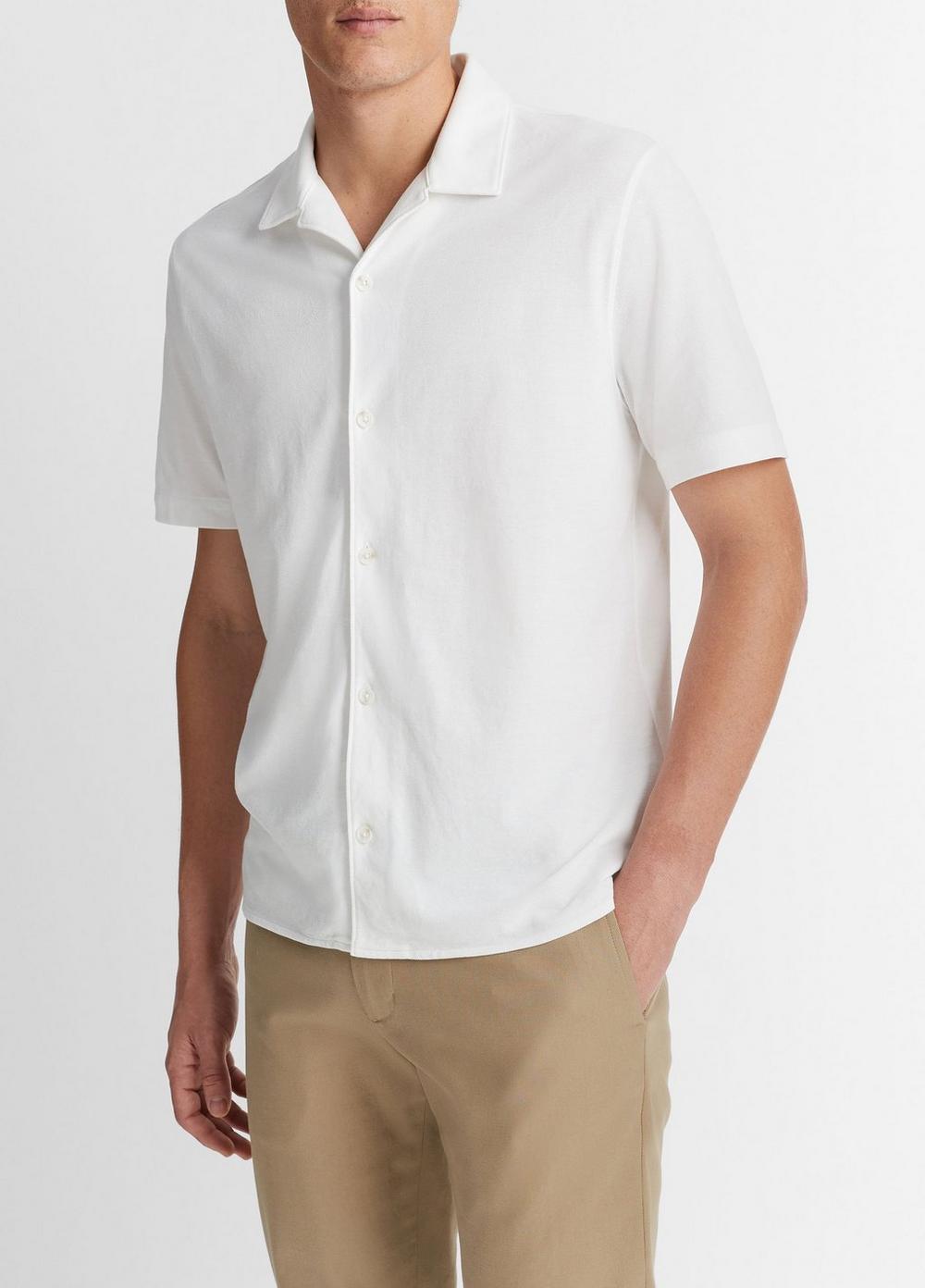 Cotton Piqué Cabana Shirt Product Image