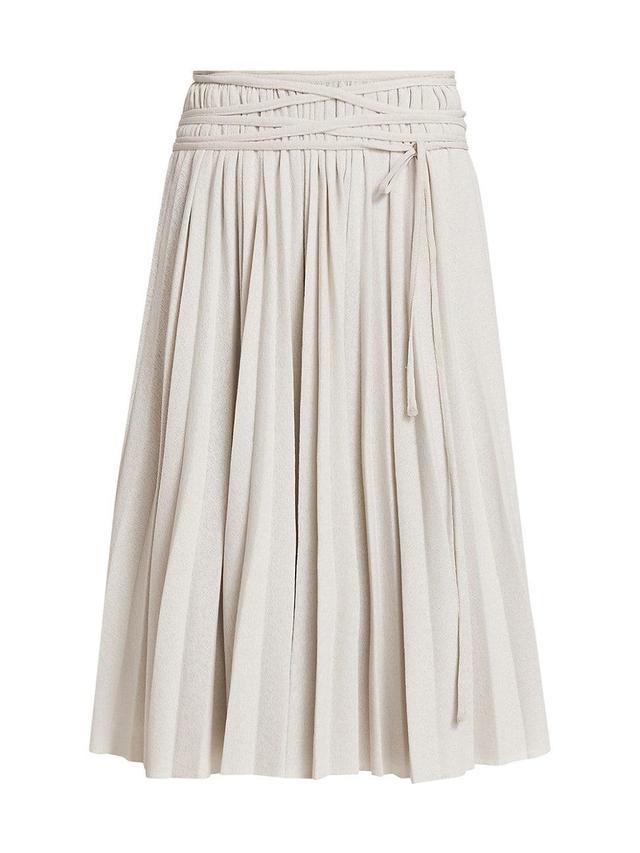 Womens Margo Gauzy Jersey Pleated Skirt Product Image