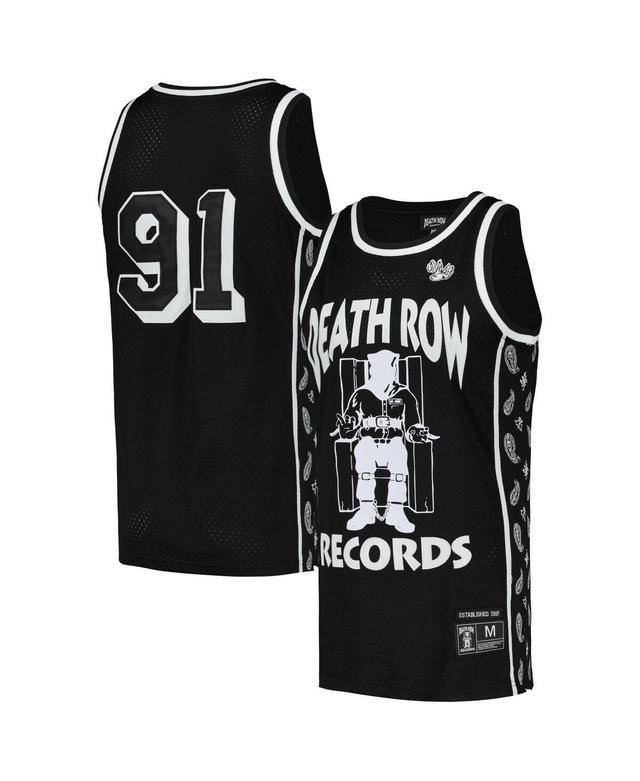 Mens Black Death Row Records Basketball Jersey - Black Product Image